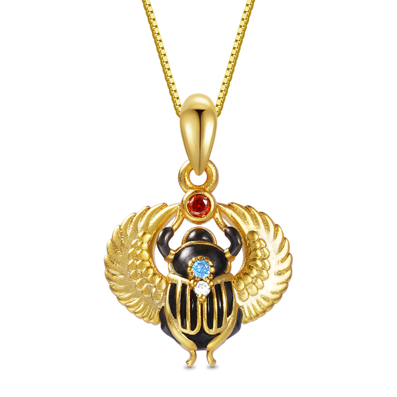 Gnoce Amulet Scarab Necklaces