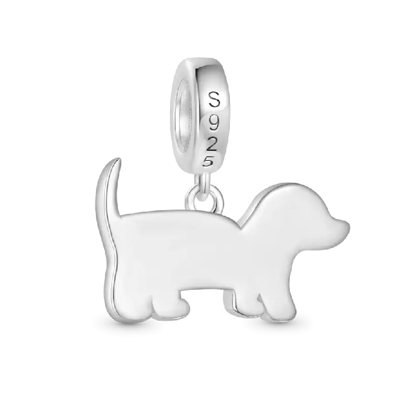 Gnoce Dachshund Pendant Dangle Charm