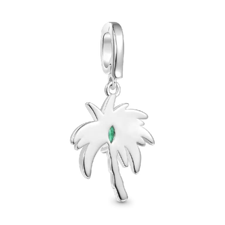 Gnoce Coconut Tree Clasp Clusters Charm