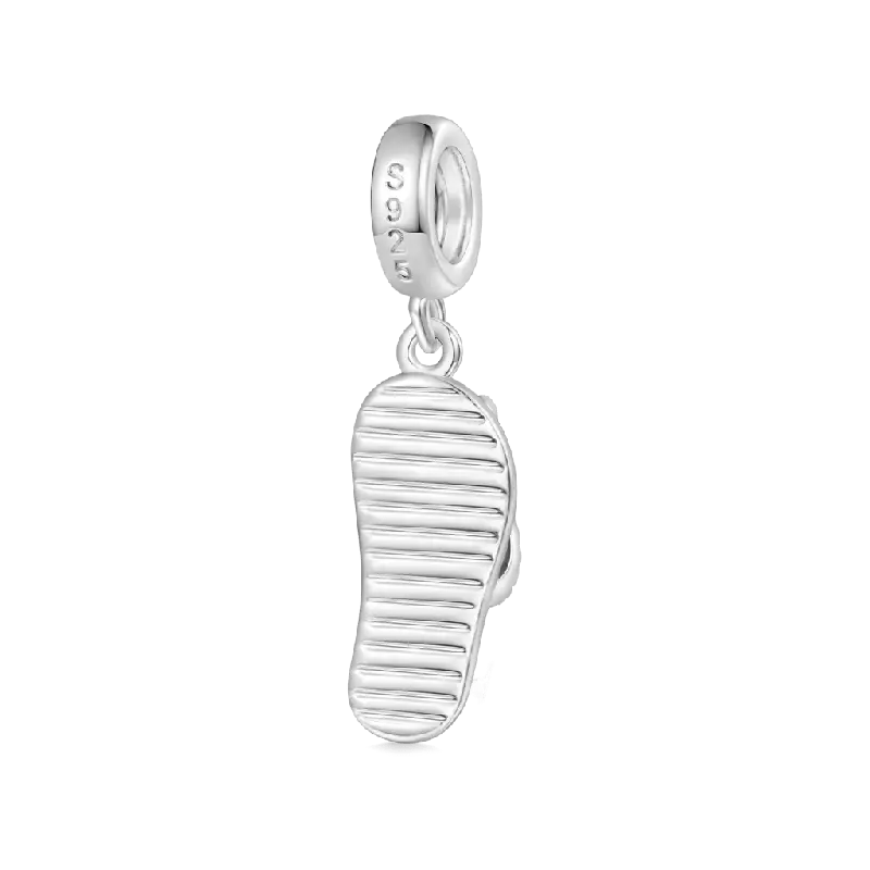 Gnoce Summer Beach Flip-Flop Pendant Dangle Charm