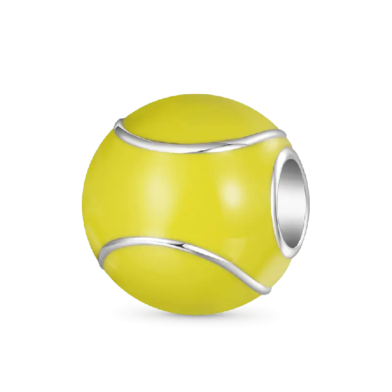 Gnoce Green Tennis Ball Sports Charm
