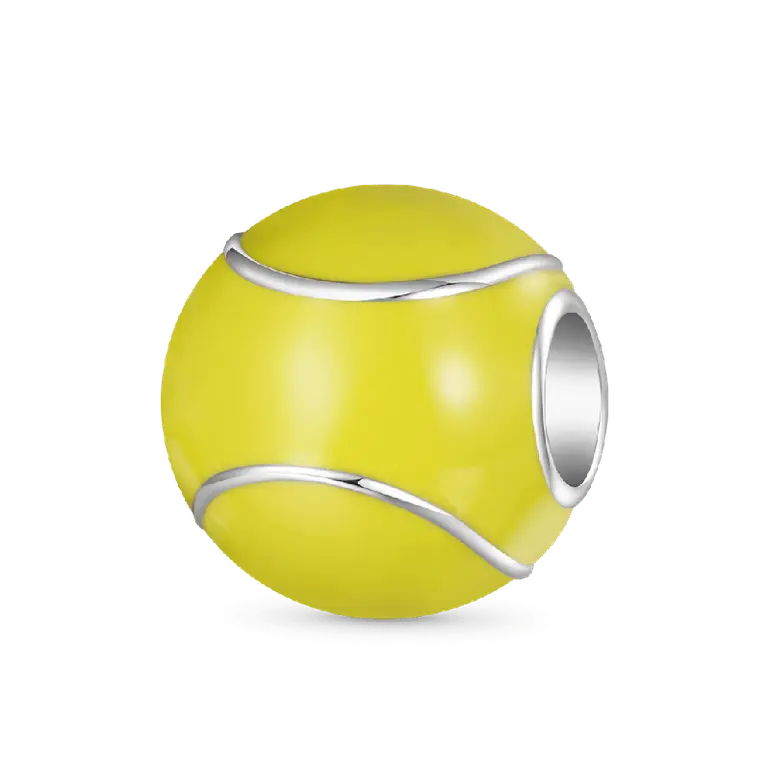 Gnoce Green Tennis Ball Sports Charm