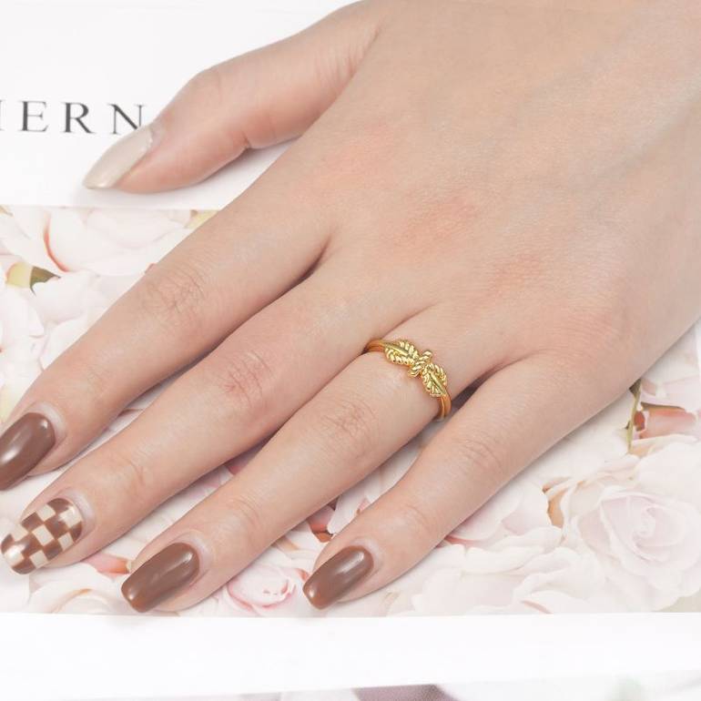 Gnoce Exquisite Bow Tie Ring