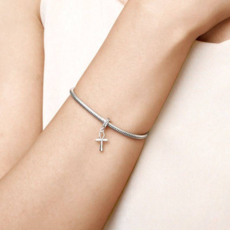 Gnoce Egyptian Ankh Cross Pendant Dangle Charm