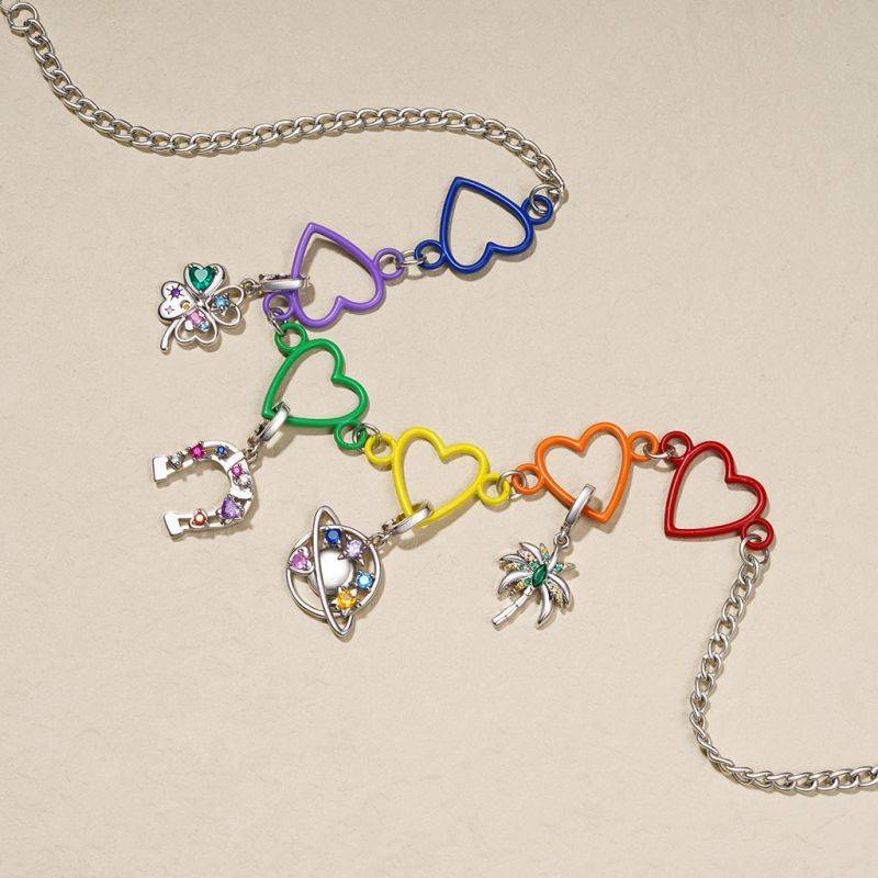 Gnoce Coconut Tree Clasp Clusters Charm