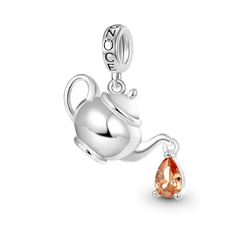 Gnoce Teapot Pendant Dangle Charm