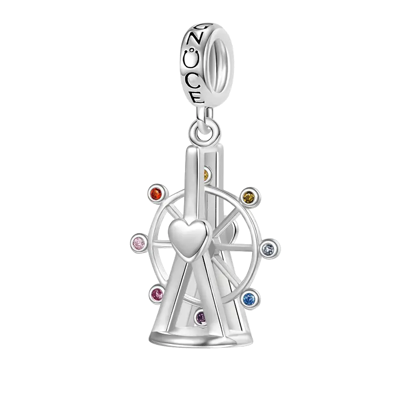 Gnoce Best Moment Ferris Wheel Pendant Dangle Cham