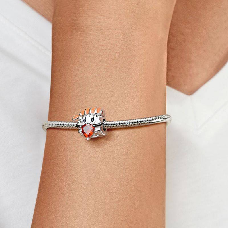 Gnoce Delicious Sushi Roll Embraces Heart Gem Charm