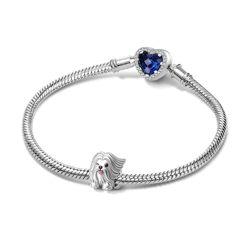 Gnoce Naughty Lhasa Apso Dog Charm