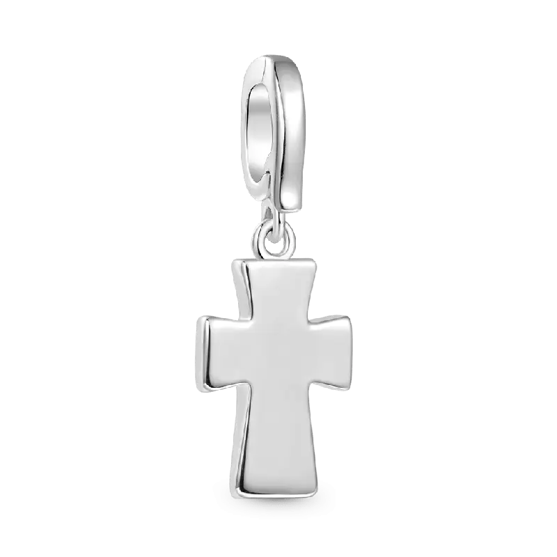 Gnoce 'With you wherever you go' Religious Cross Clasp Clusters Charm