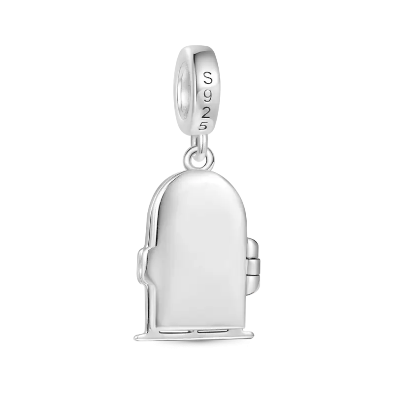 Gnoce Window View Kitten Openable Pendant Dangle Charm