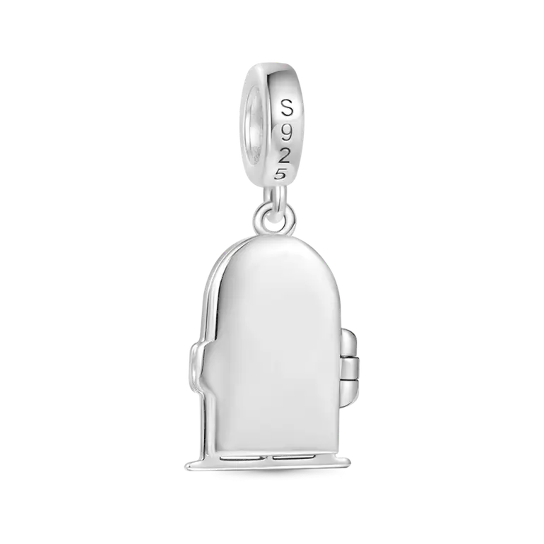 Gnoce Window View Kitten Openable Pendant Dangle Charm