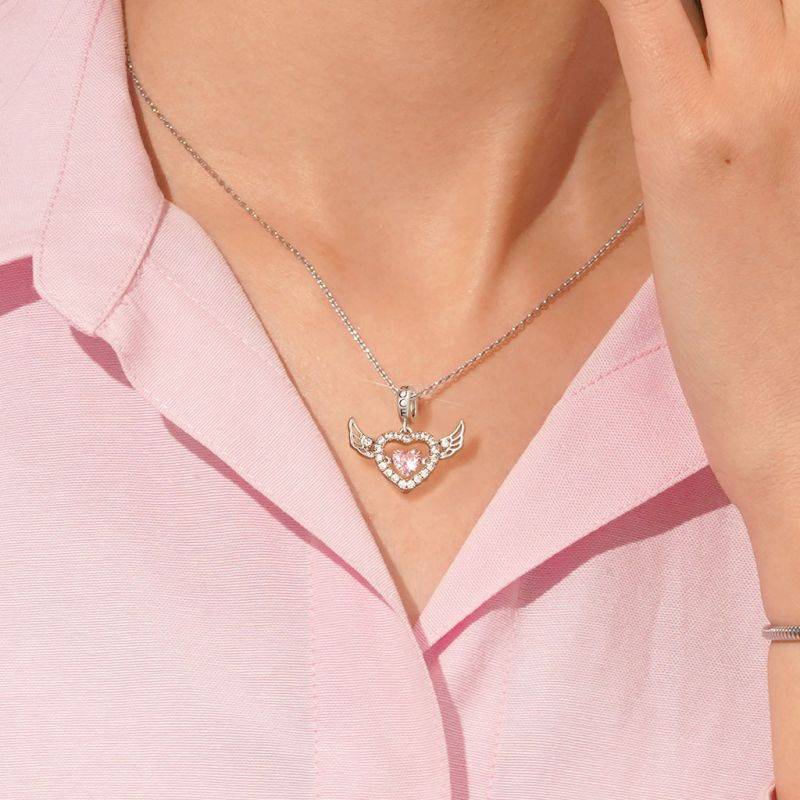 Gnoce Beating Heart Pendant Dangle Charm