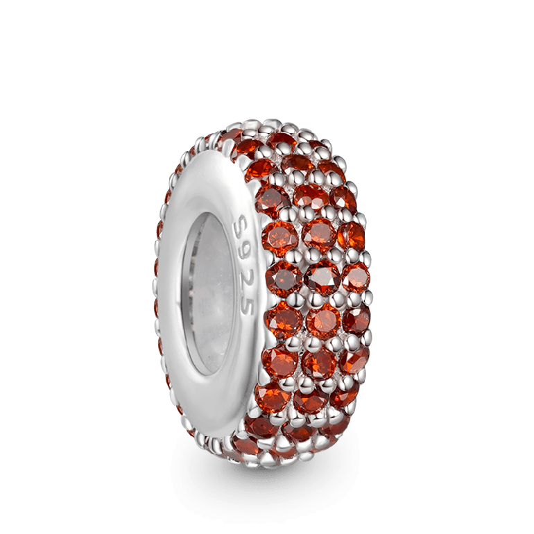 Gnoce Sparkling Birthstone Basic Stopper Charm