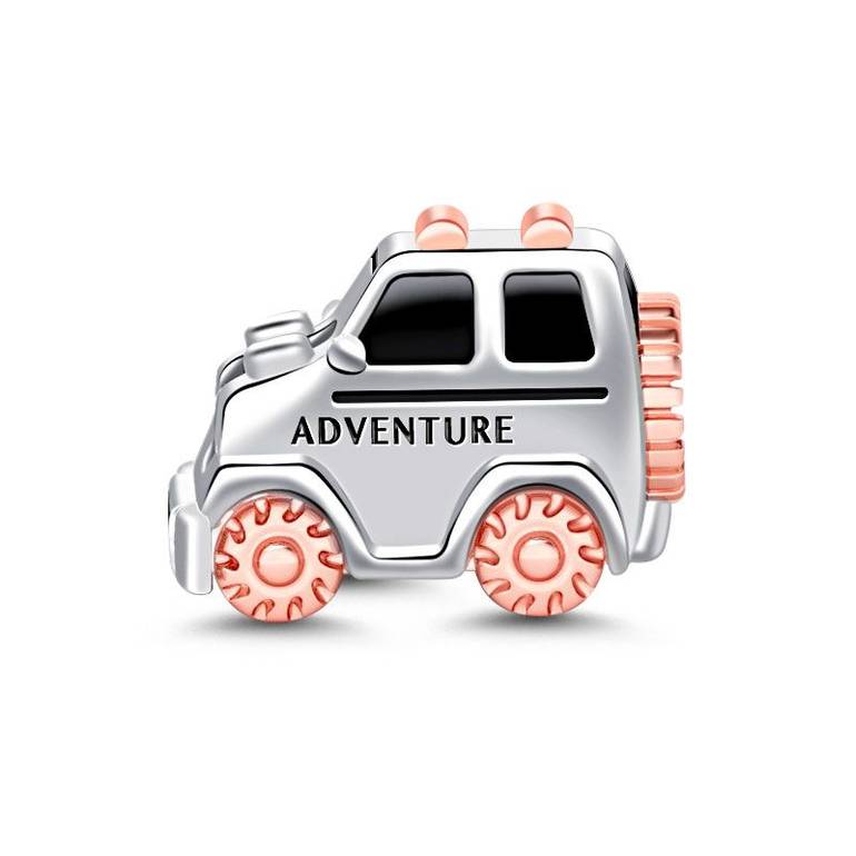 SUV Car Charm Engraved with