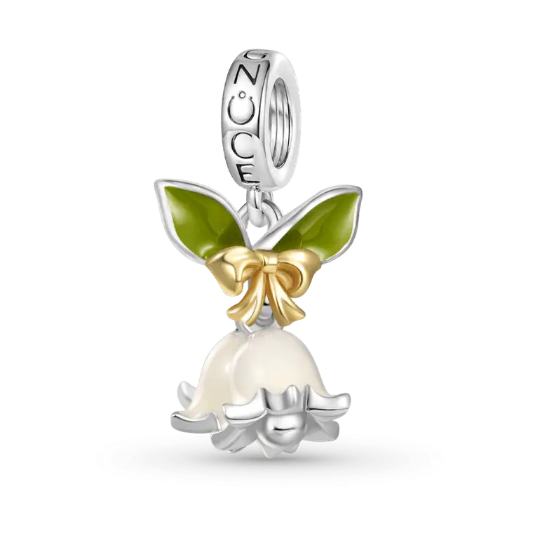 Gnoce Lily of the Valley Pendant Dangle Charm