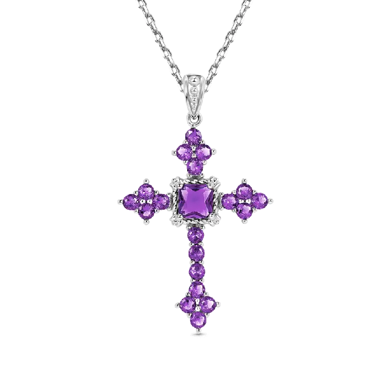 Gnoce Elegant Vintage Cross Pendant Necklaces