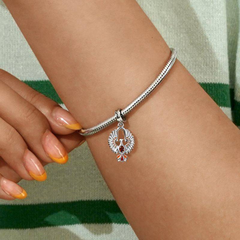 Gnoce Phoenix Pendant Dangle Charm