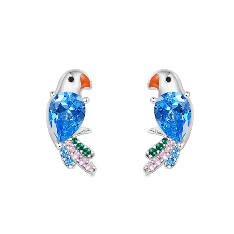 Gnoce Parrot Stud Earrings