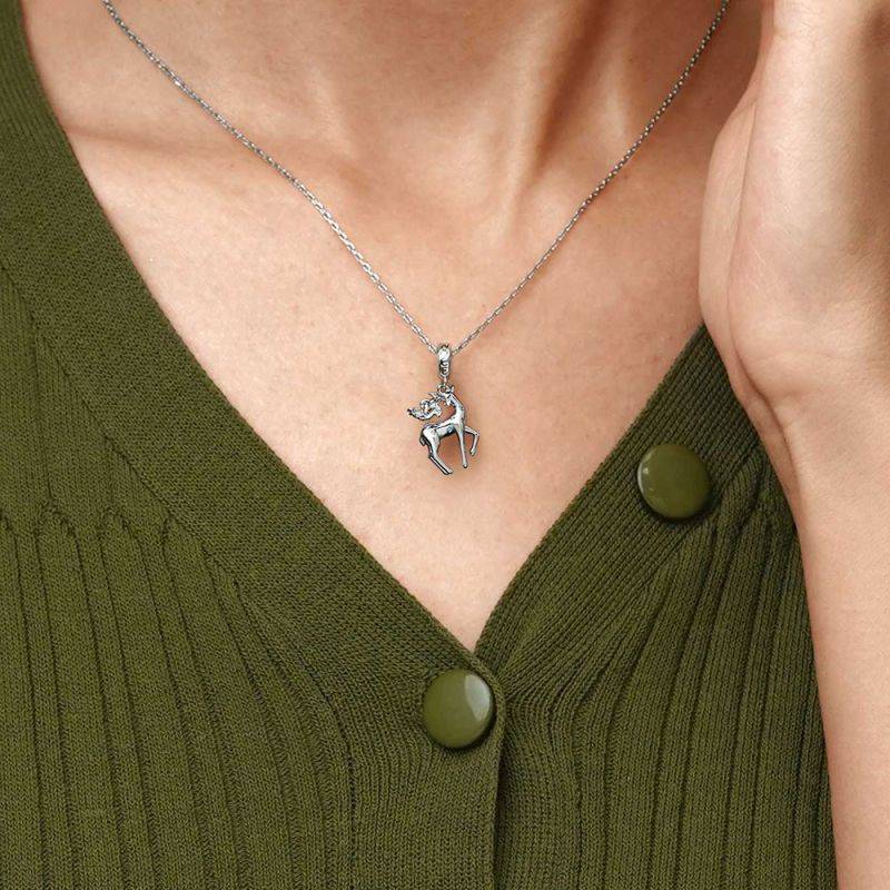 Gnoce Lovely Deer Pendant Dangle Charm