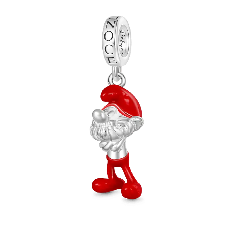 Gnoce Papa Smurf Pendant Dangle Charm