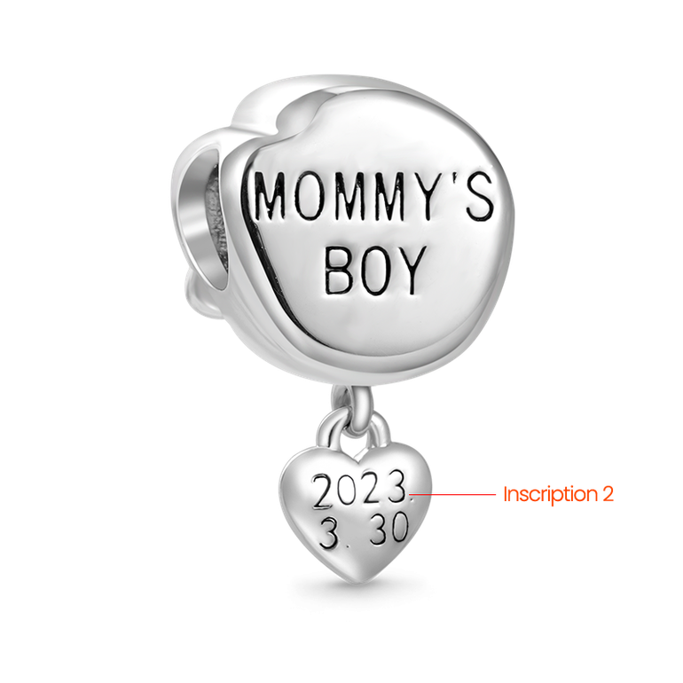 Gnoce Love Little Boy Engravable Charm