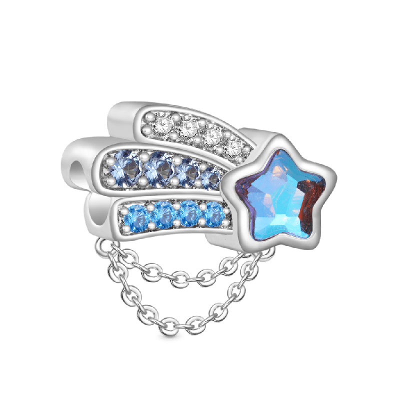Gnoce Aqua Blue Starfish Charm