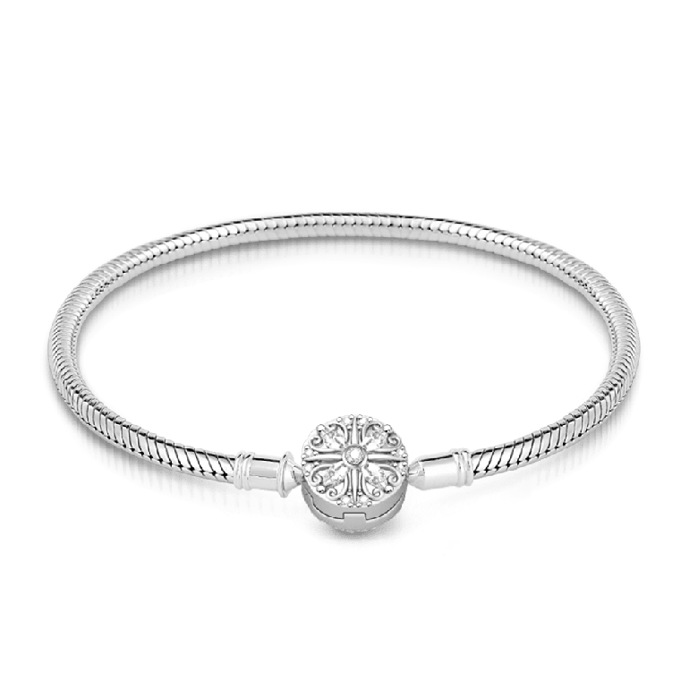 Four-leaf Clover Bracelets with CZ Stones S925 Silver