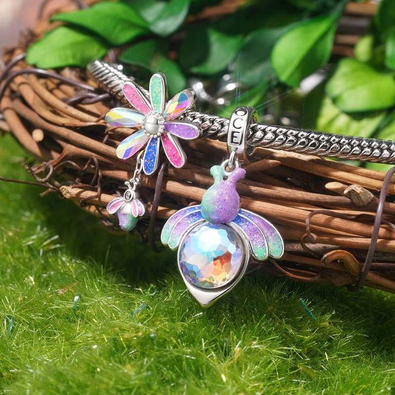 Gnoce Bee Daisy Colorful Charm