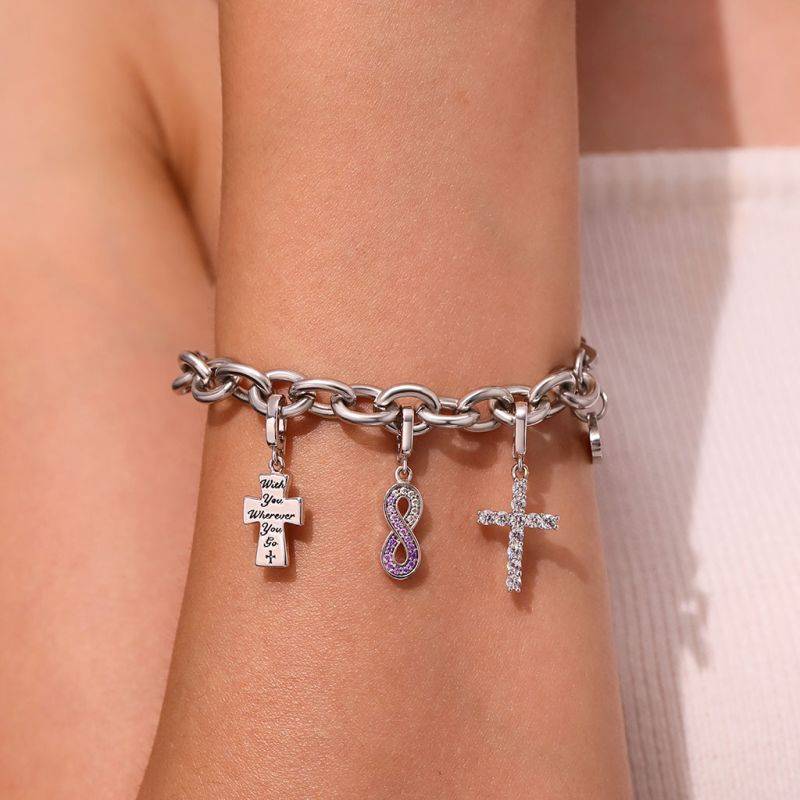 Gnoce Infinity Love Clasp Clusters Charm