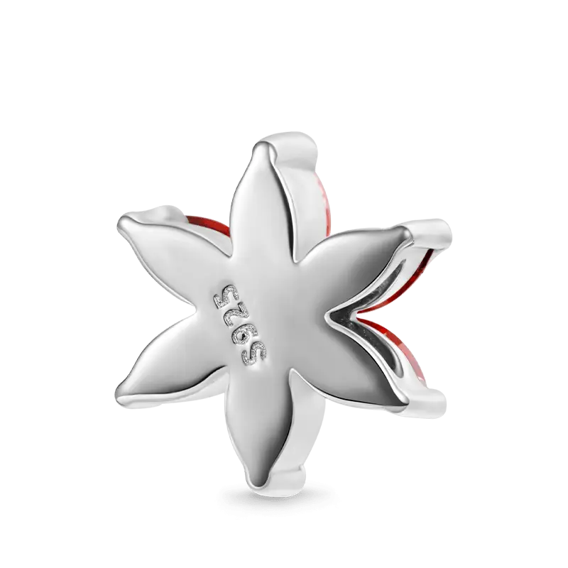 Gnoce Snowflake Birthstone Charm