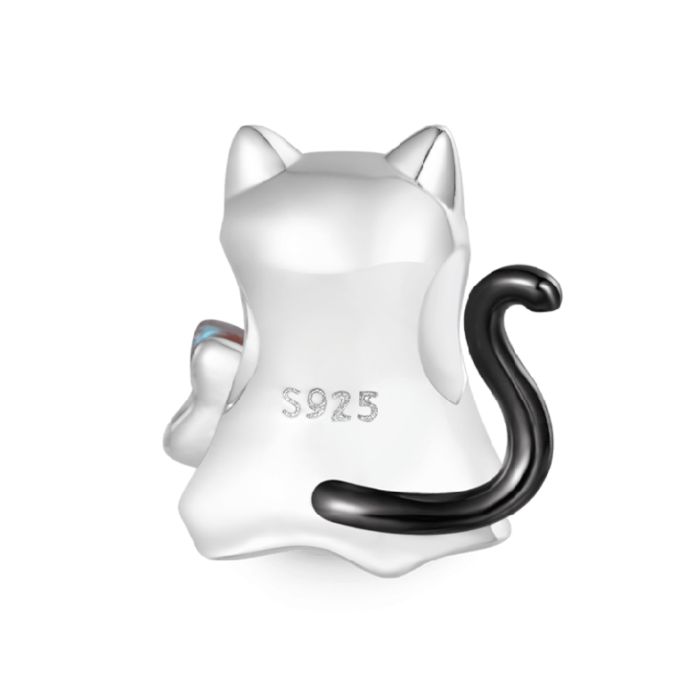 Gnoce Halloween Cat Ghost Charm