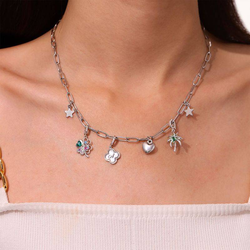 Gnoce Coconut Tree Clasp Clusters Charm