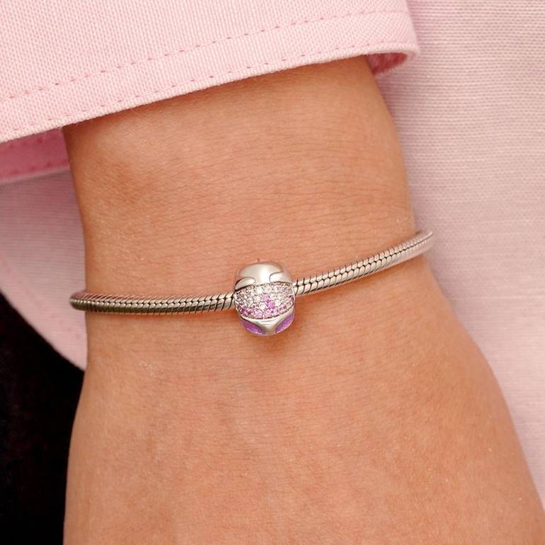 Gnoce Pink Motorcycle Helmet Charm