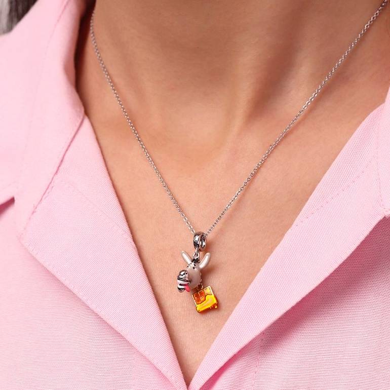 Gnoce Shrek Donkey Waffles Pendant Dangle Charm
