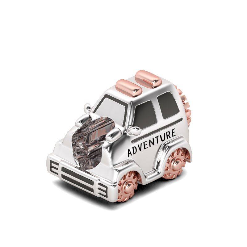 SUV Car Charm Engraved with