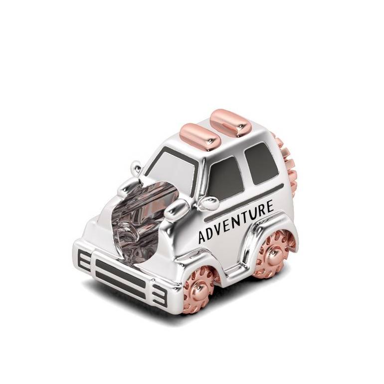 SUV Car Charm Engraved with