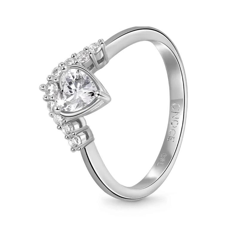 Gnoce Vintage Heart Cut V Shape Ring