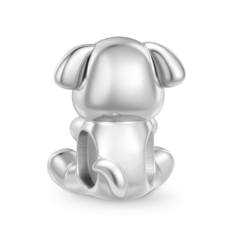 Gnoce Dog Holding Ball Charm