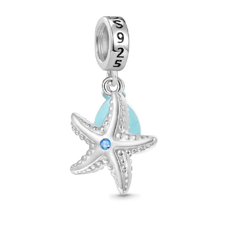 Gnoce Ocean Starfish Pendant Dangle Charm