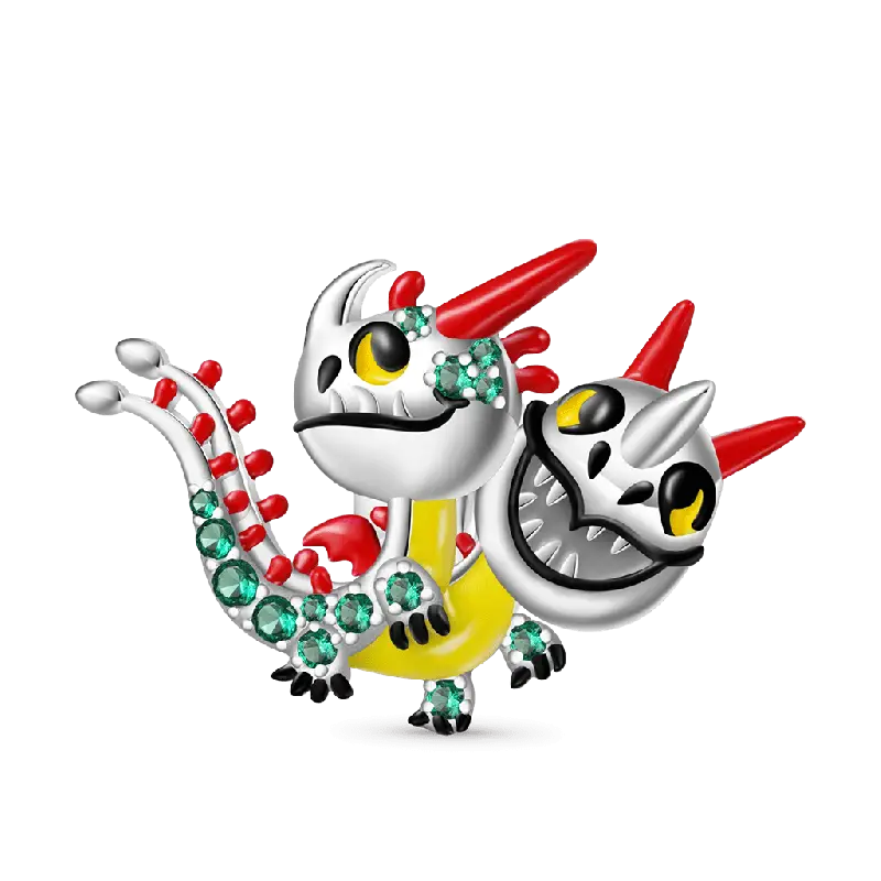 Gnoce Hideous Zippleback Dragon Stopper Charm