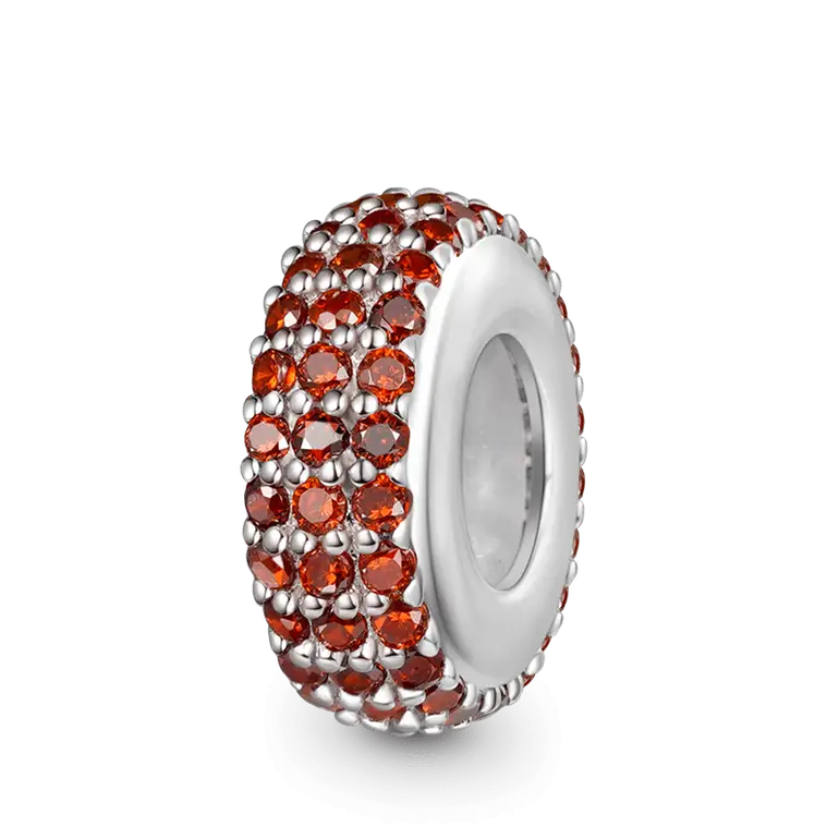 Gnoce Sparkling Birthstone Basic Stopper Charm