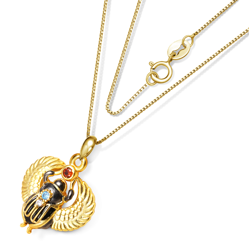 Gnoce Amulet Scarab Necklaces