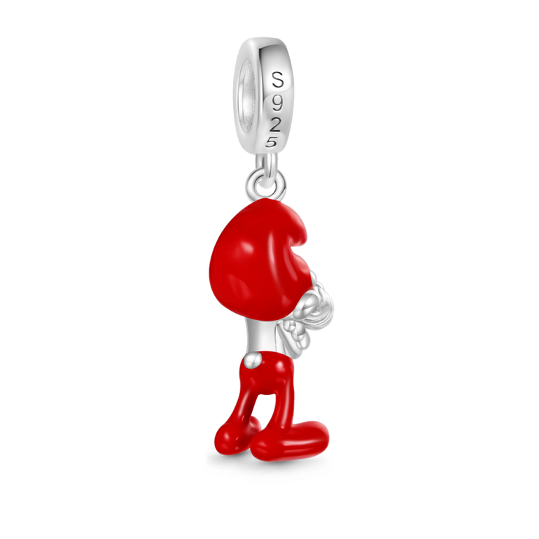 Gnoce Papa Smurf Pendant Dangle Charm