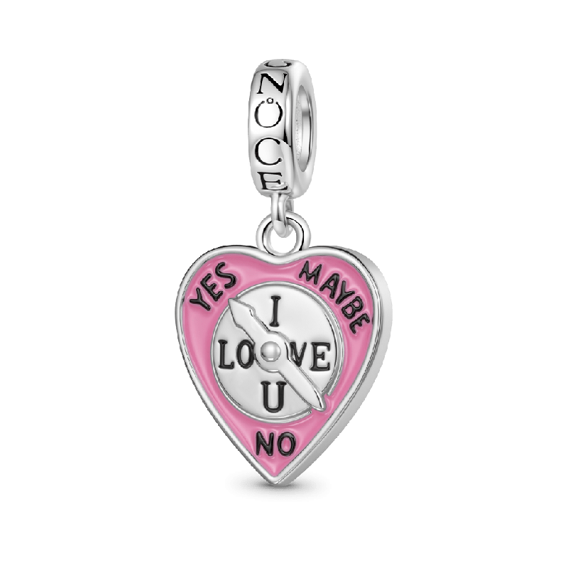 Gnoce Expressing Love Heart-shaped Pointer Pendant Dangle Charm