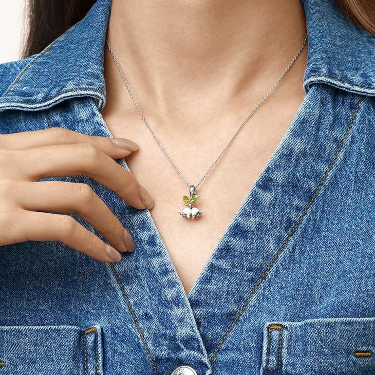Gnoce Lily of the Valley Pendant Dangle Charm