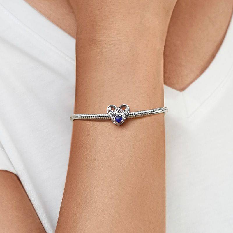Gnoce Mum Mood Heart Charm