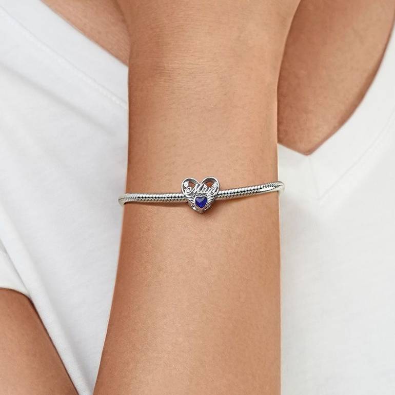 Gnoce Mum Mood Heart Charm