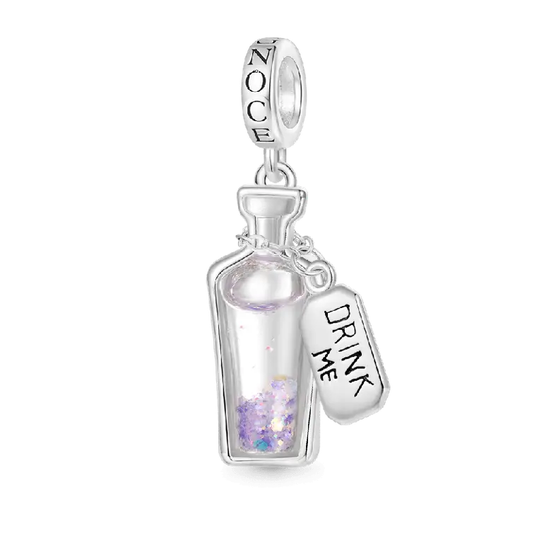 Gnoce Glow-in-the-Dark Alice's Magic Potion Pendant Dangle Charm