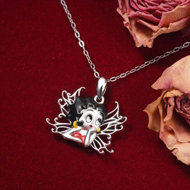 Gnoce Betty Boop Wings Necklaces